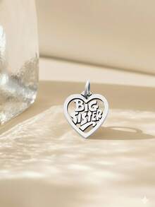 1个彩色吊坠，精致吊坠，可手动夹在项链或手链上，DIY吊坠，独特时尚风格，适合日常、派对、宴会装饰 - 銀色 - 查看 11