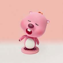 Miniso Đồ chơi lắc đầu ngộ nghĩnh Loopy Series, hộp bí ẩn, làm thủ công, quà sinh nhật màu hồng, trang trí bàn làm việc, lựa chọn tuyệt vời cho quà tặng Ngày Valentine (1 cái, giao ngẫu nhiên) - Nhiều màu - Xem 8