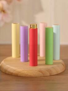 10毫升奢华旋转喷雾玻璃香水/爽肤水瓶，超细喷雾，可填充旅行香水喷雾器 - 彩色 - 查看 6