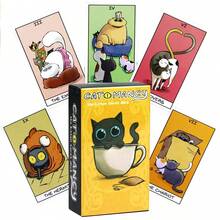 Bộ bài Tarot Cat Star Tales chính hãng, kích thước 7*12CM, chủ đề mèo, gồm 78 lá bài, được làm từ giấy lõi đen Đức 310g, phủ hai mặt bóng ngọc trai, bộ bài Tarot cao cấp dành cho người mới bắt đầu, Tarot Cat Star Tales, bộ sưu tập bài Tarot, bộ bài sưu tập. - Nhiều màu - Xem 13