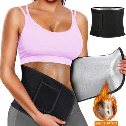 Adjustable Waist Trainer, Core Strength Training, Sweat-Wicking Sauna Effect, Suitable For Gym And Yoga