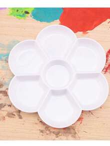 Paletă de acuarelă de înaltă calitate, asemănătoare ceramicii albe, cu capac, compartimente multiple pentru amestecarea convenabilă a culorilor, potrivită pentru artiști și studenți - o marime - Vizualizare 14