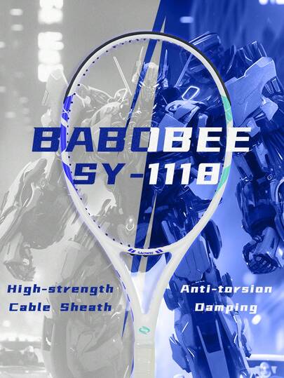 SALYWEE 超耐55-65lbs プロ用テニスラケット BaboBee SY1118｜航空級フルカーボン 超軽量275±5g｜プレストリング済み｜衝撃吸収ハニカム構造｜高級専用ケース＆吸汗グリップテープ付き｜プレゼントに最適