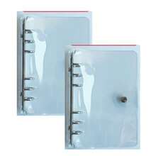 1pc Clear Loose-Leaf Cover, Simple Multi-Purpose Loose Leaf Notebook Binder For Office, Student Back To School,Back To School,School Supplies