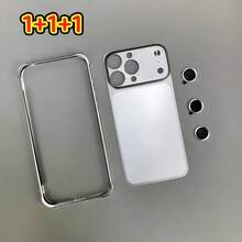 Compatible With IPhone 13 Pro/14 Pro/15 Pro/16 Pro/13 Pro Max/14 Pro Max/15 Pro/6 Pro Max, A Sticker Can Instantly Transform Your Phone Into The New 17 Pro/17 Pro Max Model. The Aluminum Alloy Frame Provides Structural Support, And The Super Carbon Crystal Glass Enhances Anti-Cracking Performance. - Multicolor - View 52
