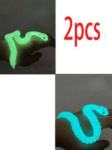 1 Item - A 3D Printed Snake Decoration With Eyes - A Stunning Decoration With Detachable Eyes, More Realistic, With Freely Movable Joints, Capable Of Changing Various Postures. Suitable For Car, Home, Party Decorations, As Well As Holiday Birthday Gifts, Room Decorations, Tabletop Display Decorations, Birthday Gifts, Party Tabletop Decorations, Which Can Enhance The Atmosphere! Eye Colors Are Random - Multicolor - View 12