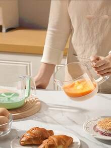 New Semi-Automatic Electric Hand Mixer, Multi-Function Kitchen Baking Whisk, Hand-Held Milk Frother - Multicolor - View 4