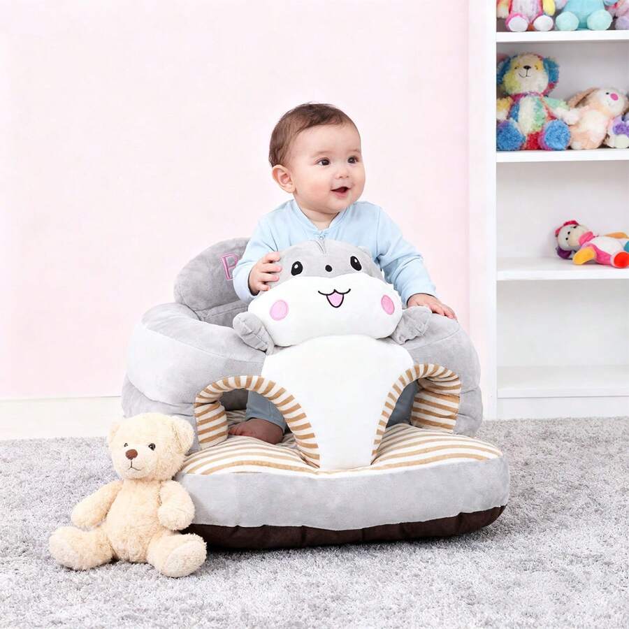 Cochildor Children's Anti-Fall Cartoon Sofa Chair Baby Learn To Sit The Magic Device To Increase The Thickened Tatami Baby Learn To Sit Chair - 倉鼠 - 查看 1