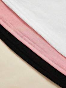 3pcs Toddler Cartoon Print Short Sleeve Set - Multicolor - View 4