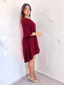 MULLET DRESS - Red - View 3