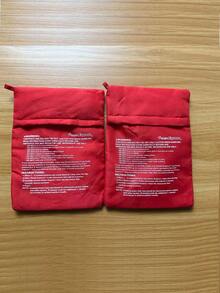 1/2Pcs Reusable Red Microwave Potato Bag – 4-Minute Express Baked Potato Cooker, Non-Stick Fabric Pouch, Easy To Clean, Daily Kitchen Essential For Home Cooking & Holiday Meals - Multicolor - View 10