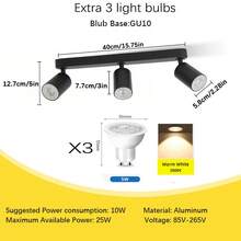 CANMEIJIA GU10 Black Linear/Round Recessed Ceiling Light, Aluminum Modern Home Decor LED Downlight, Replaceable GU10 Bulb, Suitable For Living Room, Dining Room, Bedroom, Kitchen, Hallway, Cafe, Exhibition Hall, Reading Room, Hotel, Clothing Store, Showroom