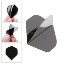 30pcs High Quality Simple Black Dart Accessories, Replaceable Dart Fins
