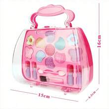 1pc Kids Makeup Toy Handbag, Girls Makeup Cosmetics Toy Set (Color Random) - Multicolor - View 4