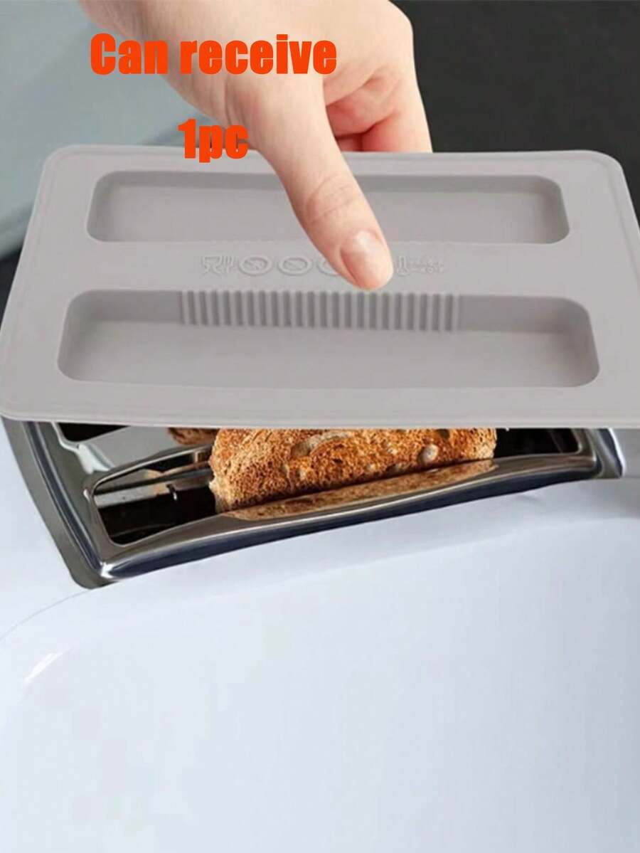 1pc Silicone Toaster Dust Cover, Soft Protective Toaster Oven Cover, Universal Toaster Oven Top Lid