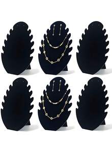 10/1pc Jewelry Display Stand With Bust, Necklace, Pendant And Earring Holder, Tower-Shaped Display Rack, Suitable For Necklaces, Pendants, Earrings - Multicolor - View 4