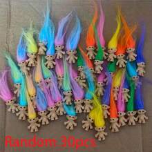 5/10/20/30pcs Mini Troll Dolls, Retro Lucky Troll Miniature Movable Figurines, Colorful Cute Guys Series, School Projects, Arts & Crafts, Party Favors, Christmas Gifts, Random Colors - Multicolor - View 11