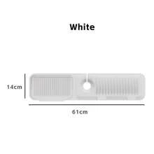 1pc Faucet Drip Mat - Dish Soap Sponge Holder Tray - Kitchen Sink Accessories Small Tool Bathroom Countertop Drying Mat Anti-Splash Board