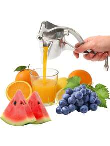 One Portable Aluminum Alloy Multi-Functional Citrus Juicer - A Highly Efficient Manual Lemon Juicer With An Easy-Squeeze Design And Non-Slip Handle, Making Juicing Effortless Without Electricity, Saving Kitchen Space - A Must-Have Kitchen Gadget For Fresh Juice Lovers. - 彩色 - 查看 7