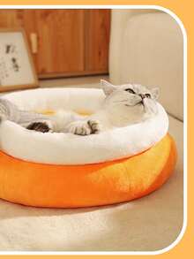 1 Stück Katzenkorb, Winterwarmes Hundebett, vollständig geschlossenes weiches Knetschlafnest, ganzjährig universelle Haustierzubehör Haustierkorb, geschlossenes Katzenhaus, warmes Hundebett, Höhlenbett, weiches Haustierkörbchen, flauschige Katzenhöhle, Innenhaustier-Bett, beruhigendes Bett, angstlösend, gemütlicher Schlafsack, für Kätzchen & Welpen, Plüsch-Haustier-Bett, Kuschelnest, Haustierbett, Haustier-Möbel, Geschenk für Haustierbesitzer, Winterbett, Ganzjahresbett, orthopädische Haustier-Matte, Kleintierbett