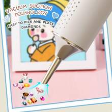 AOYI Automatic Diamond Painting Pen, Low Noise Wireless Electric Diamond Dot Pen, DIY Diamond Painting Tool - Multicolor - View 2