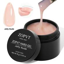ZOPVT HEMA-Free Hard Gel - 0.63oz 9-in-1 Gel Penguat & Pembentuk Kuku Berwarna Jelly yang Dapat Dikeringkan dengan Sinar UV/LED, Gel Ekstensi Kuku Profesional dengan Kekerasan Tinggi untuk Seniman Kuku - MultiWarna - View 10