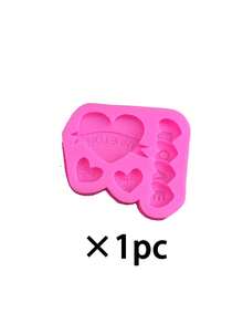 3 piezas/1 pieza Moldes de silicona para el Día de San Valentín, moldes de chocolate, moldes de helado, moldes de pastel, moldes de galletas, decoraciones de repostería DIY, adecuados para fiestas festivas, aniversarios, decoraciones de repostería y fiestas de cumpleaños. - Multicolor - Ver 13