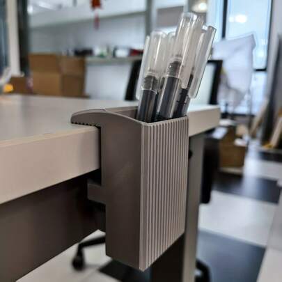 1pc Clip-On Desk Pen Holder & Storage Box, 10-35mm Wide Clip, Easy Installation Without Screws, Suitable For Office, Home Organization, Workplace, Teaching, Home Decor. 1pc Cute Resin Animal Coin Bank, Large Size, Savings Box, Home Decor, Wall Art, Easter, Wedding, Mother's Day, Hen Party Supplies, Fans, Squishies, Home Accessories, Easter Home, House Accessories, Easter Baskets