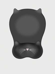 猫形鼠标垫腕托，女士腕垫鼠标垫，无异味硅胶腕垫，防滑桌面垫 - 彩色 - 查看 9