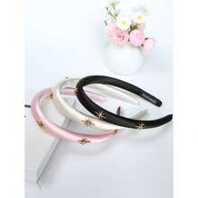 4pcs/1pc Vintage Soft Sponge Headband, Solid White And Brown Color, Elegant High-End Fashion Hair Accessories, Suitable For Daily Wear, Washing Face, Showering, Matching Outfits, For Women, Hair Band, Hair Hoop, Autumn ,Hairband For Women - Nhiều màu - Xem 7