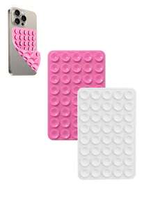 1pc, 40pcs Classic Silicone Suction Cup Double-Sided Handheld Selfie Stick And Stand, Multi-Functional Sticky Phone Holder, Reusable Sticky Pad For Phone Stand Or Grip, For Selfie, Video Etc. - Easy Stick, Easy Clean, Compatible With IPhone And Android - Ideal For Shower, Video Recording And Photography Compatible With IPhone, Android Phone, Gift For Birthday, Family, Friends Gifts Birthday Bathroom Phone Accessories Sticky Stand - Multicolor - View 37