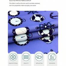 Kousenpu Scrub Caps For Men Adjustable Surgical Cap Breathable Medical Hat For Doctors Nurses And Healthcare Professionals - Multicolor Ocean Theme - View 3