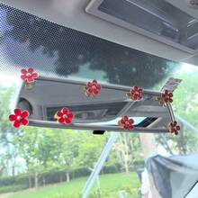 8件套雏菊汽车后视镜装饰，通用型，适用于大多数车辆