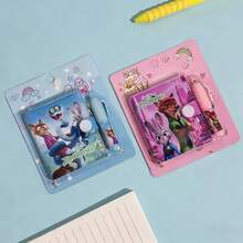 1pc New High-Quality 2-Pen Creative Pocket Portable Mini Notebook, Random Style, Suitable As New Year, Valentine's Day, Easter Gift - Multicolor - View 3