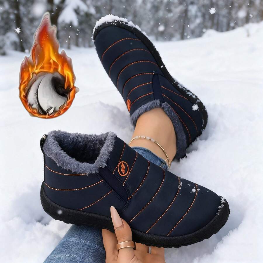Men Snow Boots - ST888-black - View 1