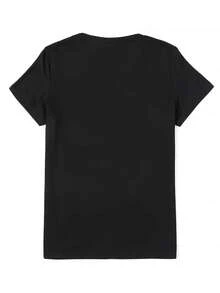 Men's T-Shirt - Jackson Guitar Print, Black Casual Outdoor Music Collectible (2) - 黑色 - 查看 4