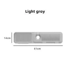 1pc Faucet Drip Mat - Dish Soap Sponge Holder Tray - Kitchen Sink Accessories Small Tool Bathroom Countertop Drying Mat Anti-Splash Board