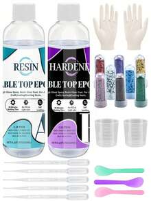 Epoxy Resin Kit For Beginners, Resin Kit With Resin Molds, Crystal Clear Art Casting Resin For DIY Resin - Epoxy Resin - View 12