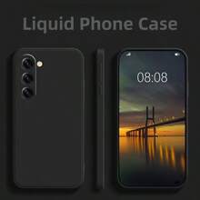 Ốp lưng điện thoại silicon màu kẹo tương thích với Samsung Galaxy A07, A17, A14, A24, A34, A54, A04, A05, A05S, A15, A25, A35, A55, A06, A16, A26, A36, A56, S25 FE, S24, S23, S22, S21, S20 Plus, S25, S23 Ultra - màu đen - Xem 7