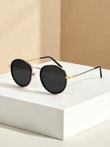 Brand New High Cost-Performance, Fashionable And Eye-Catching Glasses, Suitable For All Face Shapes Including Round And Slim Faces, Providing A Stylish And Beautiful Pair Of Glasses. - Gold - View 12