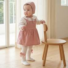 1件装女童休闲不透明紧身裤，春秋季修身打底裤