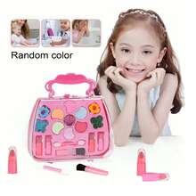 1pc Kids Makeup Toy Handbag, Girls Makeup Cosmetics Toy Set (Color Random) - Multicolor - View 2