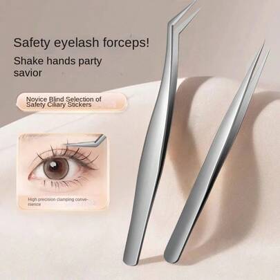Eyelash Extension Tweezers - Professional Lash Applicator Tweezers For Beginners And Lash Artists