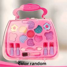 1pc Kids Makeup Toy Handbag, Girls Makeup Cosmetics Toy Set (Color Random) - Multicolor - View 1