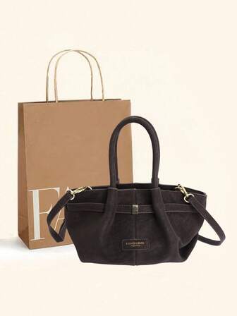 Geantă de mână pentru femei din piele de înaltă calitate, culoare solidă, retro, toamnă/iarnă, nouă, culoare solidă, geantă de umăr multifuncțională, geantă crossbody, ediție specială, geantă mică elegantă și rafinată, geantă tote multifuncțională, durabilă și ușoară pentru femei, elegantă pentru serviciu, călătorii, geantă crossbody de afaceri, capacitate mare de depozitare a cosmeticelor