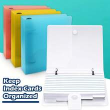 A Binder With Dividers, Containing 50 Sheets Per Pack, Suitable For Organizing Index Cards In Classrooms, Offices, And Homes. - Multicolor - View 7