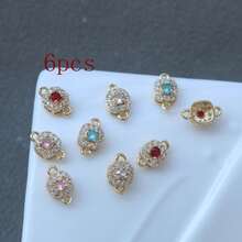 4pcs Simple Colorful Flower Pendants With 8 Different Colors (5-Petal) For DIY Earrings, Bracelets, Necklaces, Jewelry Making Materials Valentines - Small Flower Pendant - View 14