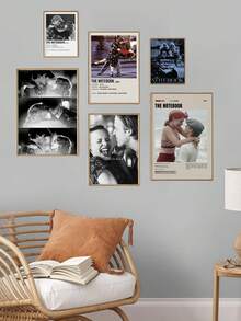 1pc "Notebook Of Love" Poster, Album Cover Decor Art, Elegant Image, Suitable For Single Room, Dorm Wall Decor, Movie Art Poster, Frameless Style - Multicolor - View 2
