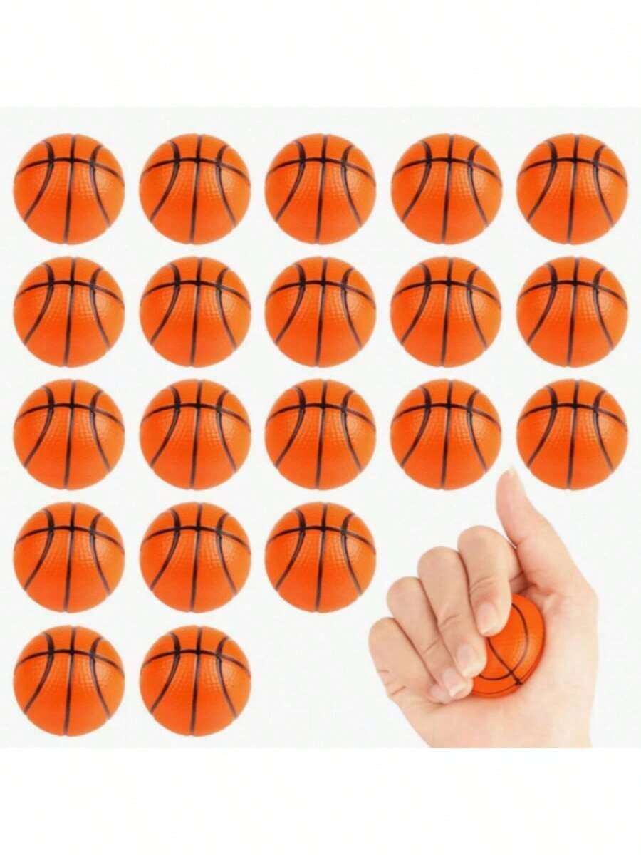 10个/20个装小礼品篮球运动球，小泡泡球，缓解压力、放松身心、消除焦虑，适合作为课堂奖励、派对礼物 - 彩色 - 查看 1