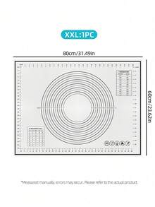 1pc Large Non-Stick Dough Kneading Mat, Baking Mat - Non-Slip Pastry Board Suitable For Cookie Sheets, Dumplings, Cakes, Bread Making & Countertop Protection - Roll-Out Dough, Easy Storage And Cleaning, Durable Baking Accessory - Multiple Sizes Available, Ideal For Holiday Parties, Home Kitchen, Christmas, Easter, Thanksgiving, Valentine's Day - - - View 8